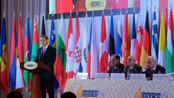 Sergei Naryshkin tại phiên họp Hội đồng nghị viện OSCE - Sputnik Việt Nam