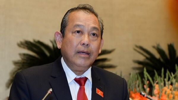 Phó Thủ tướng Trương Hòa Bình báo cáo về tình hình kinh tế, xã hội - Sputnik Việt Nam
