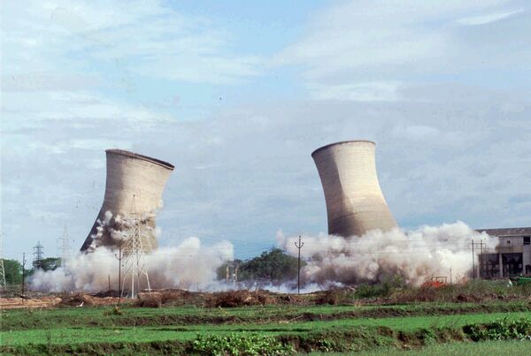 Phá hủy nhà máy điện ở Ấn Độ - Sputnik Việt Nam