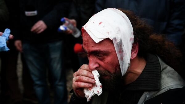 Một cộng tác viên của Sputnik bị thương trong cuộc biểu tình ở Athens - Sputnik Việt Nam