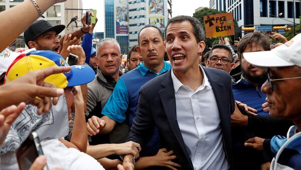 Người đứng đầu Quốc hội đối lập Venezuela Juan Guaido - Sputnik Việt Nam