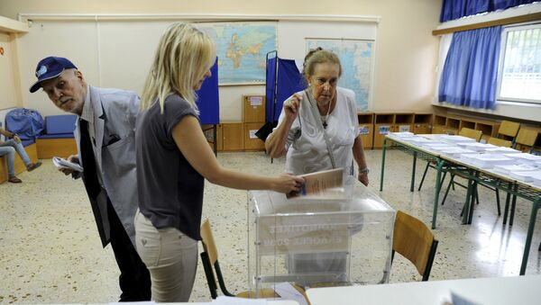 Hy Lạp bắt đầu cuộc bầu cử quốc hội trước thời hạn - Sputnik Việt Nam