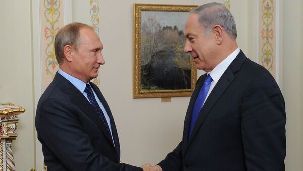 Tổng thống Nga Vladimir Putin và Thủ tướng Israel Benjamin Netanyahu - Sputnik Việt Nam