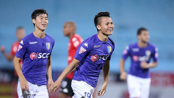 Duy Mạnh và Quang Hải trở thành tương lai của Hà Nội FC. - Sputnik Việt Nam