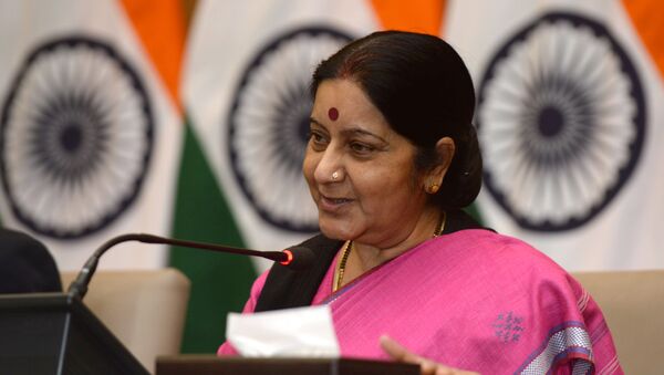 Ngoại trưởng Ấn Độ Sushma Swaraj - Sputnik Việt Nam