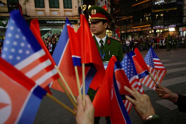 Cảnh sát tại khách sạn Metropol ở Hà Nội trong Hội nghị thượng đỉnh Mỹ- Triều Tiên - Sputnik Việt Nam