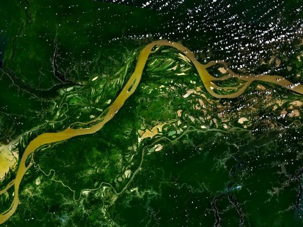 Sông Amazon, chụp từ vũ trụ - Sputnik Việt Nam