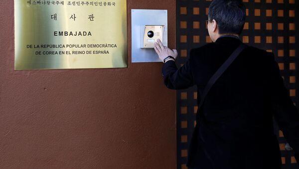 đại sứ quán CHDCND Triều Tiên tại Madrid - Sputnik Việt Nam