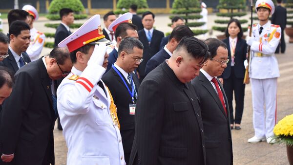 Chủ tịnh Kim Jong Un viếng lăng Bác - Sputnik Việt Nam