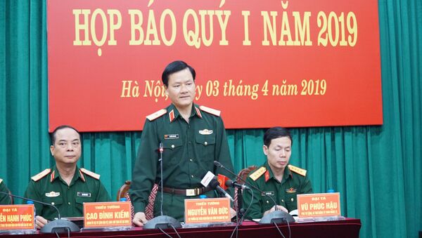 Thiếu tướng Nguyễn Văn Đức - Cục trưởng Cục Tuyên huấn, Tổng cục Chính trị, Bộ Quốc phòng - Sputnik Việt Nam