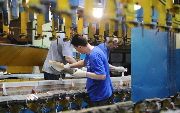 Phân xưởng chế tạo cánh quạt của nhà máy Rostvertol - Sputnik Việt Nam