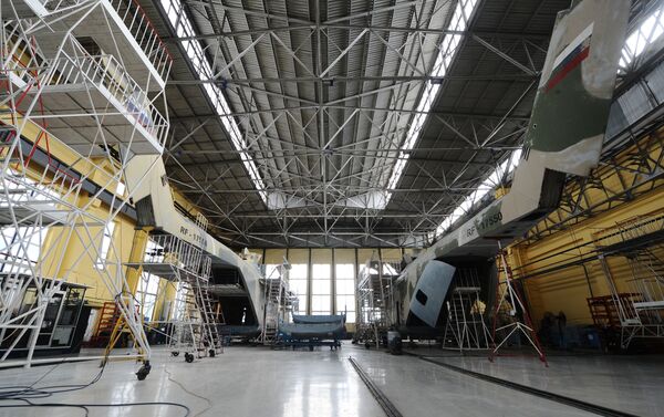 Xưởng lắp ráp của nhà máy Rostvertol - Sputnik Việt Nam