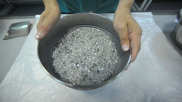 Trung tâm phân loại kim cương Alrosa ở Mirny, Cộng hòa Sakha (Yakutia) - Sputnik Việt Nam