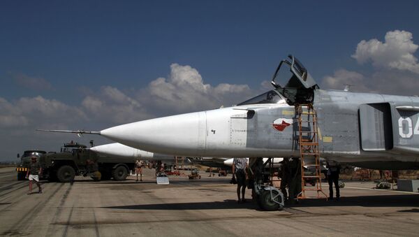 Máy bay Nga tại sân bay Hmeymim ở Latakia - Sputnik Việt Nam