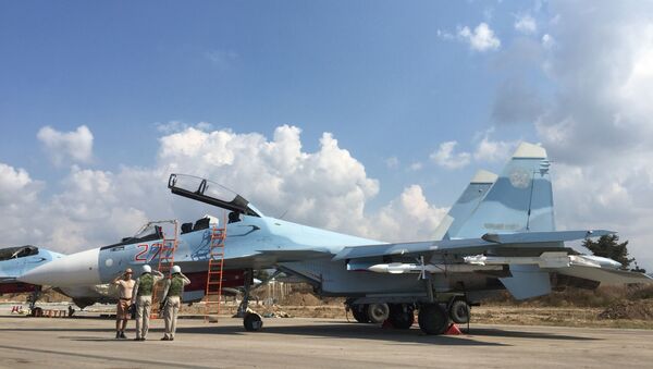 Cụm không quân của Nga tại sân bay Hmeymim ở Syria - Sputnik Việt Nam