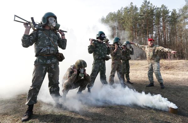 Quân nhân lực lượng đặc nhiệm Bộ Nội vụ Belarusia vượt qua kỳ thi để được quyền đội mũ nồi màu  đỏ booc-đô
 - Sputnik Việt Nam