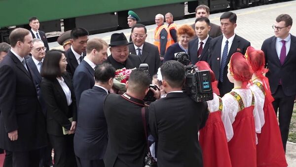Nhà lãnh đạo Triều Tiên Kim Jong-un đã đến Nga - Sputnik Việt Nam