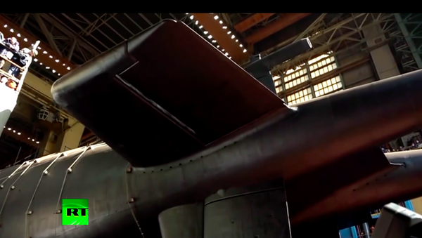 Hạ thủy tàu ngầm Belgorod (Video) - Sputnik Việt Nam
