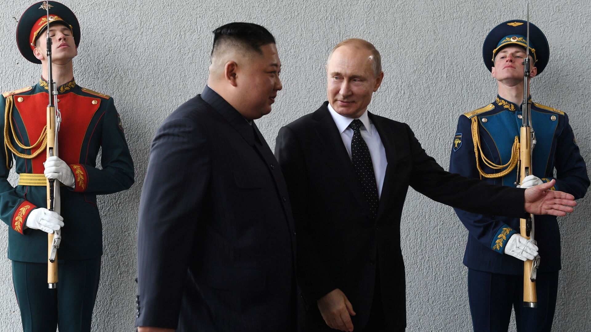 Kim Jong-un và Vladimir Putin  - Sputnik Việt Nam, 1920, 15.08.2023