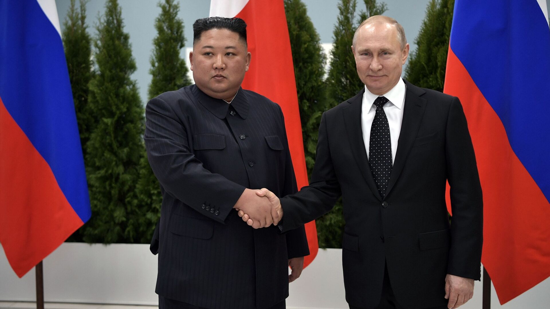Kim Jong-un và Vladimir Putin  - Sputnik Việt Nam, 1920, 05.09.2023