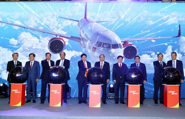 Thủ tướng Nguyễn Xuân Phúc dự Lễ kỷ niệm 5 năm Vietjet Air mở đường bay tới Trung Quốc - Sputnik Việt Nam