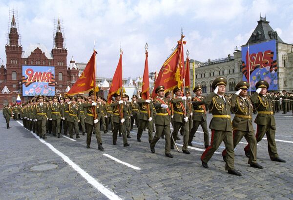 Diễu hành quân sự trên Quảng trường Đỏ ngày 9 tháng 5 - Sputnik Việt Nam