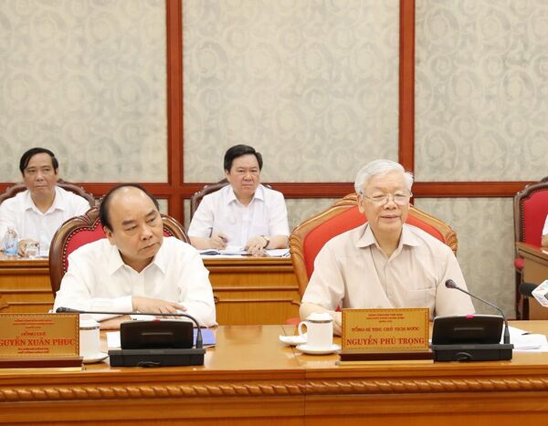 Tổng Bí thư, Chủ tịch nước Nguyễn Phú Trọng chủ trì họp Bộ Chính trị Tổng Bí thư, Chủ tịch nước Nguyễn Phú Trọng chủ trì họp Bộ Chính trị - Sputnik Việt Nam