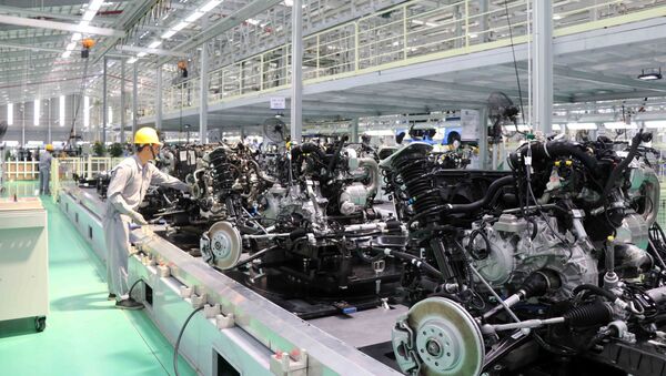Nhà máy xe du lịch cao cấp của Thaco được đầu tư 4.500 tỷ đồng trên diện tích 7,5 ha với công suất 20.000 xe/năm. - Sputnik Việt Nam