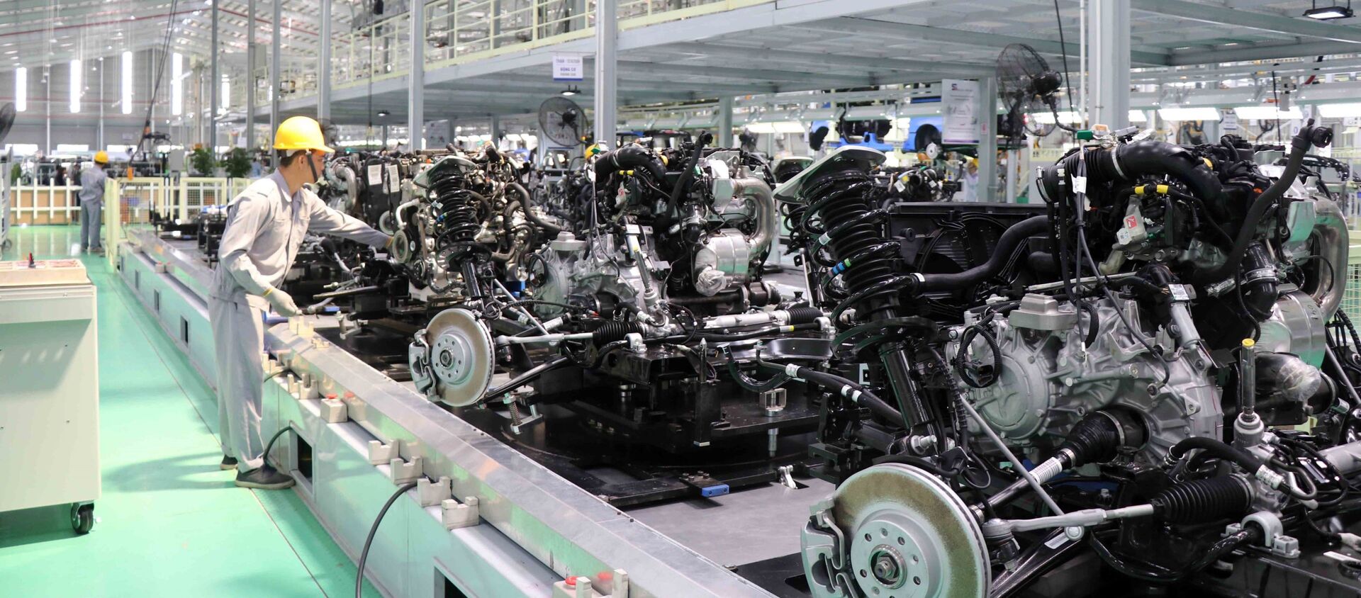 Nhà máy xe du lịch cao cấp của Thaco được đầu tư 4.500 tỷ đồng trên diện tích 7,5 ha với công suất 20.000 xe/năm. - Sputnik Việt Nam, 1920, 27.06.2019