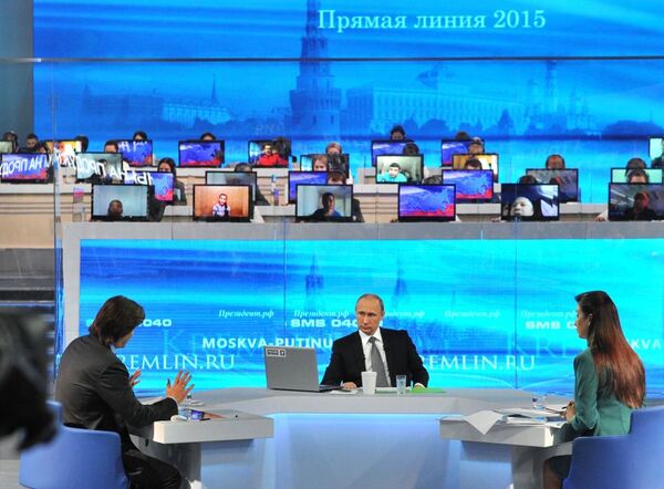 Chương trình Đối thoại trực tuyến với Tổng thống Nga Vladimir Putin - Sputnik Việt Nam