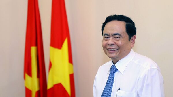 Ông Trần Thanh Mẫn, Chủ tịch Ủy ban Trung ương MTTQ Việt Nam. - Sputnik Việt Nam