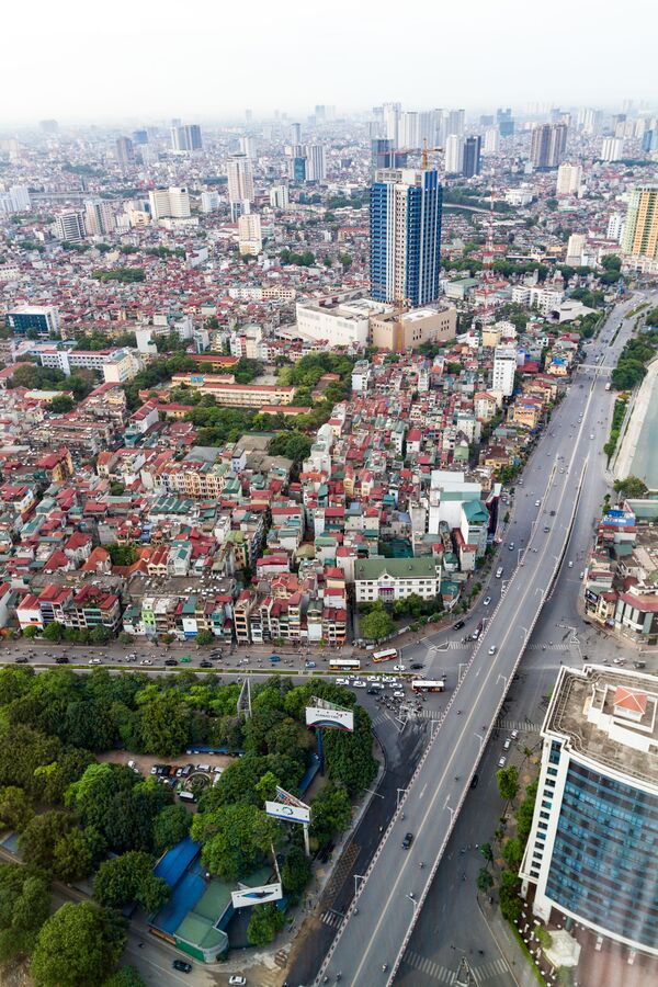 Quang cảnh Hà Nội từ cửa sổ của khách sạn Lotte - Sputnik Việt Nam