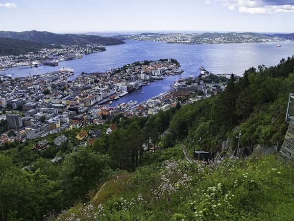 Quang cảnh thành phố Bergen ở Na Uy - Sputnik Việt Nam