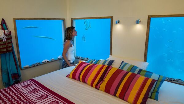 Khách sạn dưới nước Manta Resort ở Tanzania - Sputnik Việt Nam