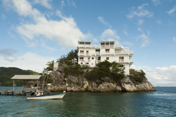 Khách sạn Dunbar Rock trên hòn đảo tư nhân ở Honduras - Sputnik Việt Nam