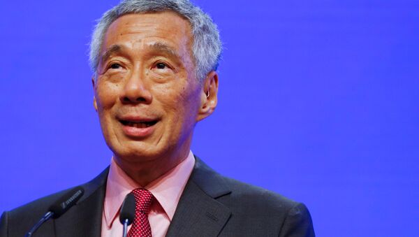  Thủ tướng Singapore Lý Hiển Long tại Đối thoại Shangri-La  - Sputnik Việt Nam