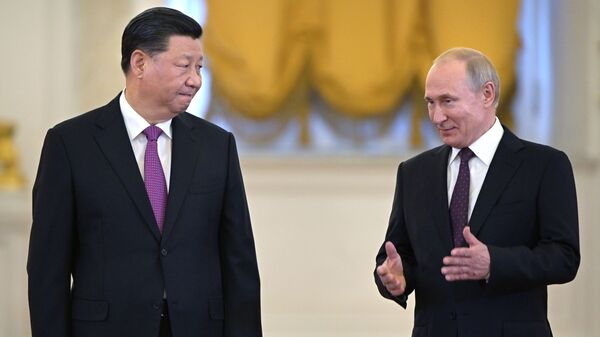 Vladimir Putin và Chủ tịch Trung Quốc Tập Cận Bình - Sputnik Việt Nam