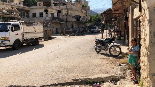 Đường phố trong khu Beit Jinn, Syria - Sputnik Việt Nam