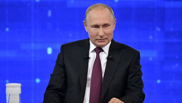 Giao lưu trực tuyến với Tổng thống Vladimir Putin 2019 - Sputnik Việt Nam