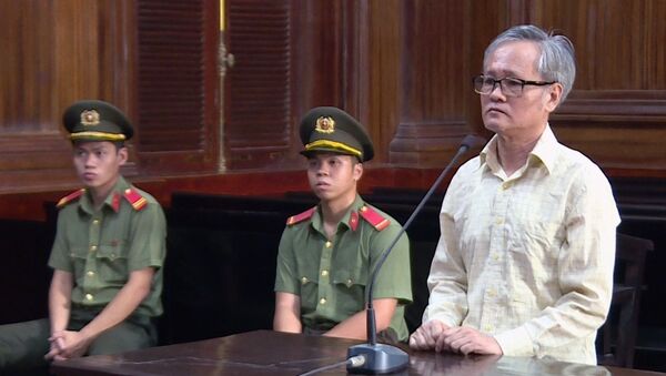 Bị cáo Trần Công Khải tại phiên tòa ngày 27/6/2019. - Sputnik Việt Nam