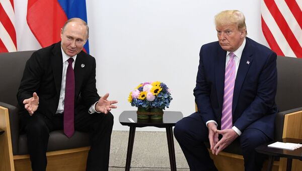 Cuộc hội đàm giữa hai ông Putin và Trump bên lề G20 ở Osaka - Sputnik Việt Nam