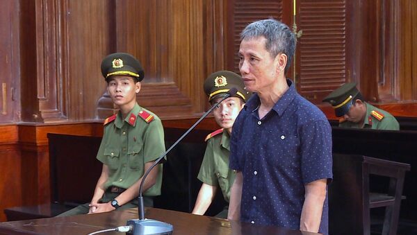 Bị cáo Trương Hữu Lộc tại phiên tòa.  - Sputnik Việt Nam