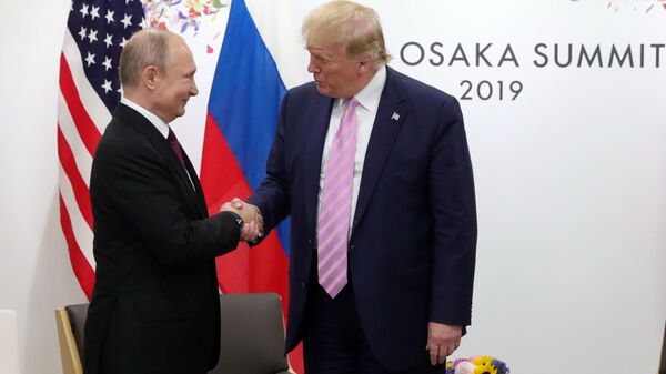 Сuộc hội đàm giữa hai ông Putin và Trump bên lề G20 ở Osaka - Sputnik Việt Nam