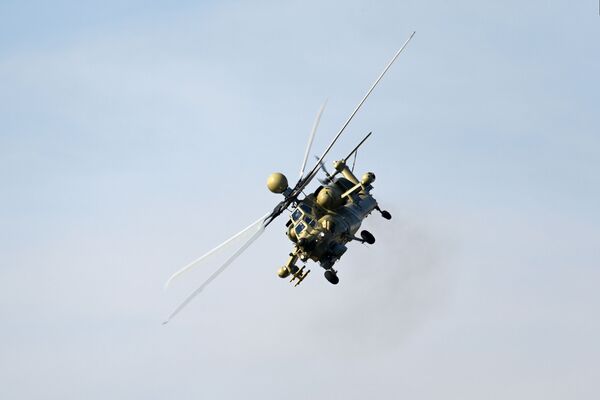 Máy bay trực thăng tấn công Mi-28UB “Thợ săn đêm” (phiên bản huấn luyện -chiến đấu) - Sputnik Việt Nam
