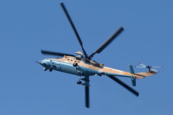 Máy bay trực thăng vận tải-tấn công Mi-35M - Sputnik Việt Nam