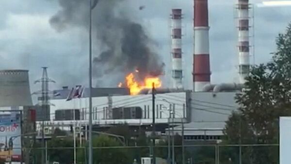 Cháy tại nhà máy nhiệt điện phía Bắc ở Mytishchi - Sputnik Việt Nam