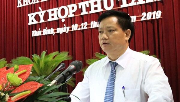 Ông Nguyễn Khắc Thận - tân Phó Chủ tịch UBND tỉnh Thái Bình - Sputnik Việt Nam