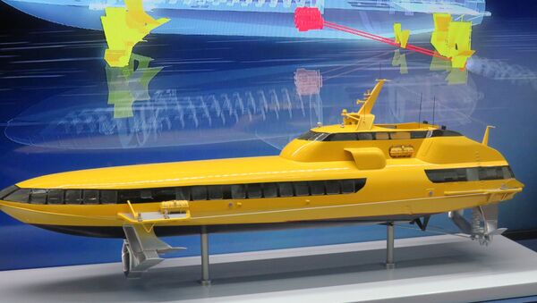 Tàu cánh ngầm Kometa-120M (mô hình) - Sputnik Việt Nam