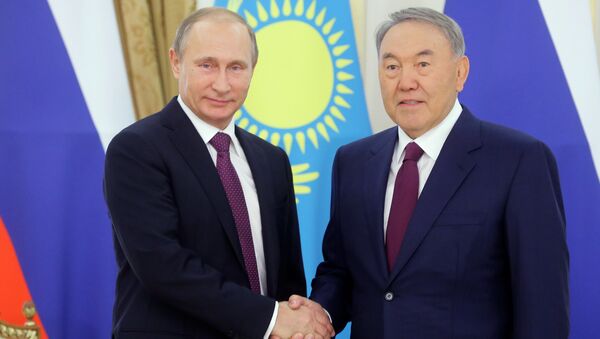 Визит президента РФ В.Путина в Казахстан - Sputnik Việt Nam