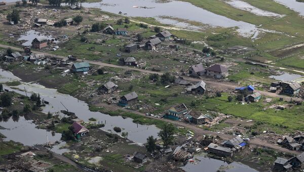 Hậu quả lũ lụt ở vùng Irkutsk - Sputnik Việt Nam